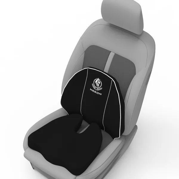 MRRON_Car_Seat_Cushion_�_2-Piece_Set_with_Back_Support_&_Coccyx_Cushion_�_Orthopedic_Support_for_Back,_Tailbone,_Sciatica_Pain_�_Ergonomic_Comfort_for_Car,_Office,_or_Home_Chair
