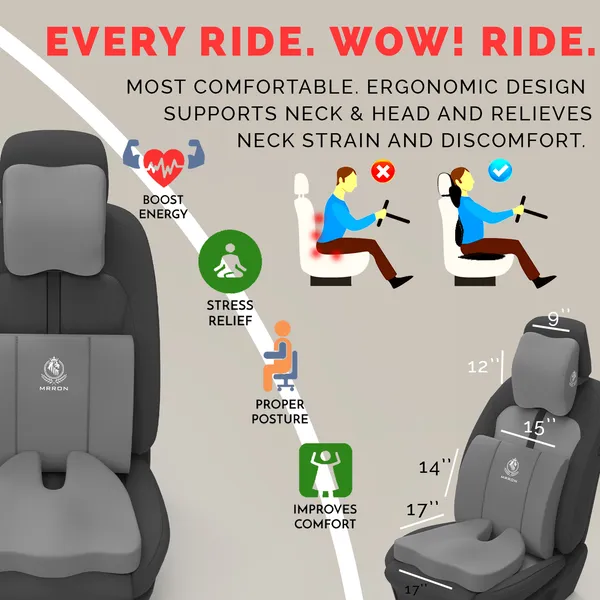 MRRON_Neckpro_Neckrest_Lumber_Back_Support_or_Coccyx_Orthopaedic_Cushion_for_Long_Sitting_Universal_fit_with_Ergonomic_Design_Made_by_High_Density_Memory_Foam_Used_for_Car_or_Office_Chairs.