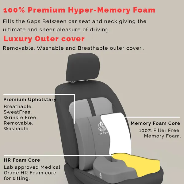 MRRON_Car_Seat_Cushion_�_2-Piece_Set_with_Back_Support_&_Coccyx_Cushion_�_Orthopedic_Support_for_Back,_Tailbone,_Sciatica_Pain_�_Ergonomic_Comfort_for_Car,_Office,_or_Home_Chair