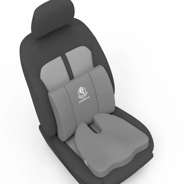 MRRON_Car_Seat_Cushion_�_2-Piece_Set_with_Back_Support_&_Coccyx_Cushion_�_Orthopedic_Support_for_Back,_Tailbone,_Sciatica_Pain_�_Ergonomic_Comfort_for_Car,_Office,_or_Home_Chair