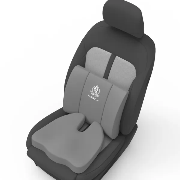 MRRON_Car_Seat_Cushion_�_2-Piece_Set_with_Back_Support_&_Coccyx_Cushion_�_Orthopedic_Support_for_Back,_Tailbone,_Sciatica_Pain_�_Ergonomic_Comfort_for_Car,_Office,_or_Home_Chair