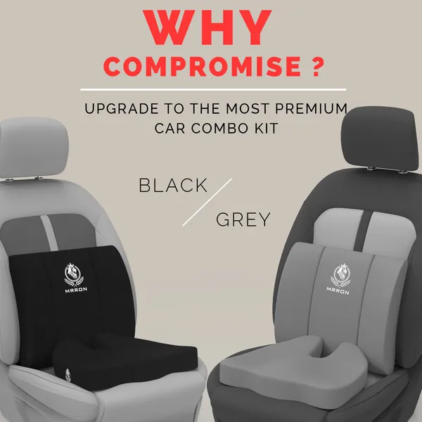 MRRON_Car_Seat_Cushion_�_2-Piece_Set_with_Back_Support_&_Coccyx_Cushion_�_Orthopedic_Support_for_Back,_Tailbone,_Sciatica_Pain_�_Ergonomic_Comfort_for_Car,_Office,_or_Home_Chair