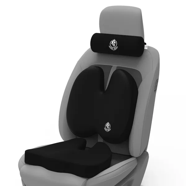 Neckrest_Back_Support_Or_Coccyx_Orthopaedic_Cushion_For_Long_Sitting_Universal_Fit_With_Ergonomic_Design_Made_By_High_Density_Memory_Foam_Used_For_Car_Or_Office_Chairs.