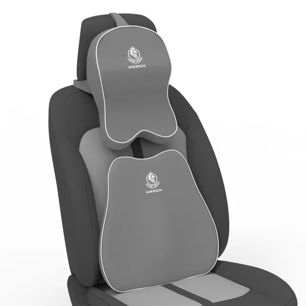 MRRON_Back_Support_Neck_Rest_for_Chair_&_Car_Seat,_Orthopaedic_Lumbar_Support_Memory_Foam_Backrest_Cushion_Designed_for_Back_Pain_Relief_Pillow_for_Comfortable_Sitting