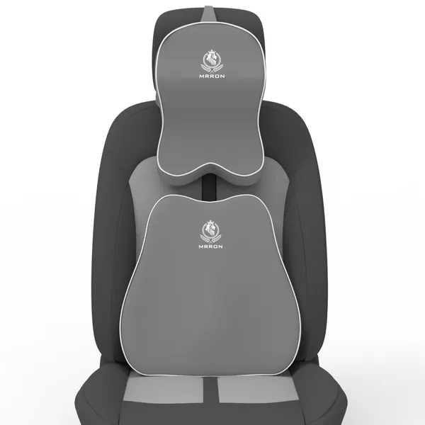 MRRON_Back_Support_Neck_Rest_for_Chair_&_Car_Seat,_Orthopaedic_Lumbar_Support_Memory_Foam_Backrest_Cushion_Designed_for_Back_Pain_Relief_Pillow_for_Comfortable_Sitting