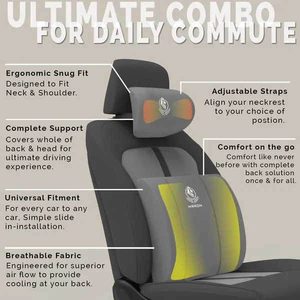 Lumbar_Back_Support_Neck_Rest_For_Chair_&_Car_Seat,_Orthopaedic_Support_Memory_Foam_Backrest_Cushion_Designed_For_Back_Pain_Relief_Pillow_For_Comfortable_Sitting