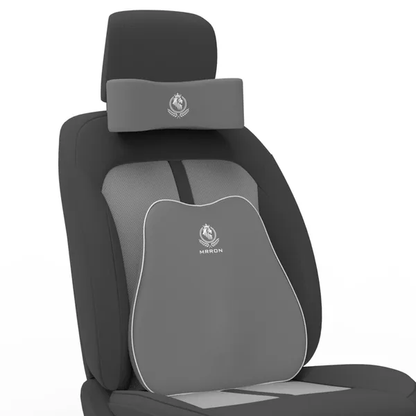 MRRON_Back_Support_Neck_Rest_for_Chair_&_Car_Seat,_Orthopaedic_Lumbar_Support_Memory_Foam_Backrest_Cushion_Designed_for_Back_Pain_Relief_Pillow_for_Comfortable_Sitting