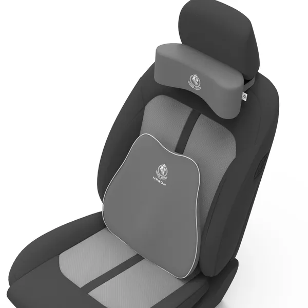 MRRON_Back_Support_Neck_Rest_for_Chair_&_Car_Seat,_Orthopaedic_Lumbar_Support_Memory_Foam_Backrest_Cushion_Designed_for_Back_Pain_Relief_Pillow_for_Comfortable_Sitting