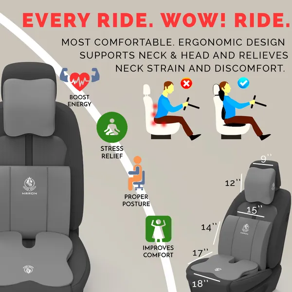 MRRON_Neckpro_Neckrest_Lumber_Back_Support_or_Cushion_Orthopaedic_Cushion_for_Long_Sitting_Universal_fit_with_Ergonomic_Design_Made_by_High_Density_Memory_Foam_Used_for_Car_or_Office_Chairs.