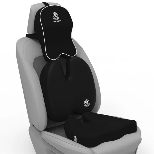 Neckrest_Back_Support_Or_Coccyx_Orthopaedic_Cushion_For_Long_Sitting_Universal_Fit_With_Ergonomic_Design_Made_By_High_Density_Memory_Foam_Used_For_Car_Or_Office_Chairs.