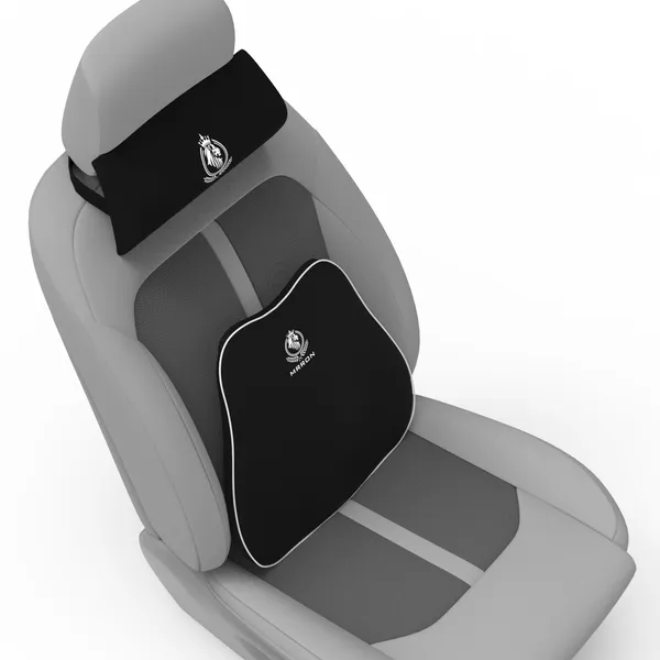MRRON_Back_Support_Neck_Rest_for_Chair_&_Car_Seat,_Orthopaedic_Lumbar_Support_Memory_Foam_Backrest_Cushion_Designed_for_Back_Pain_Relief_Pillow_for_Comfortable_Sitting