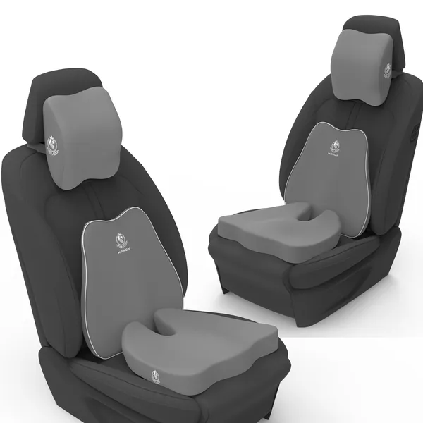 MRRON_Neckpro_Neckrest_Slim_Back_Support_or_Coccyx_Orthopaedic_Cushion_for_Long_Sitting_Universal_fit_with_Ergonomic_Design_Made_by_High_Density_Memory_Foam_Used_for_Car_or_Office_Chairs.