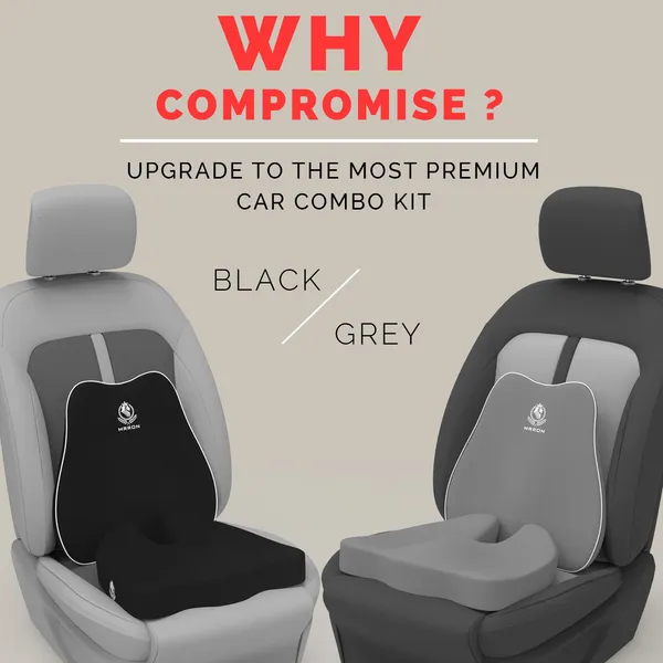 MRRON_Car_Seat_Cushion_�_2-Piece_Set_with_Back_Support_&_Coccyx_Cushion_�_Orthopedic_Support_for_Back,_Tailbone,_Sciatica_Pain_�_Ergonomic_Comfort_for_Car,_Office,_or_Home_Chair