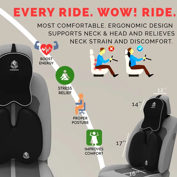 Neckrest_Back_Support_Or_Coccyx_Orthopaedic_Cushion_For_Long_Sitting_Universal_Fit_With_Ergonomic_Design_Made_By_High_Density_Memory_Foam_Used_For_Car_Or_Office_Chairs.