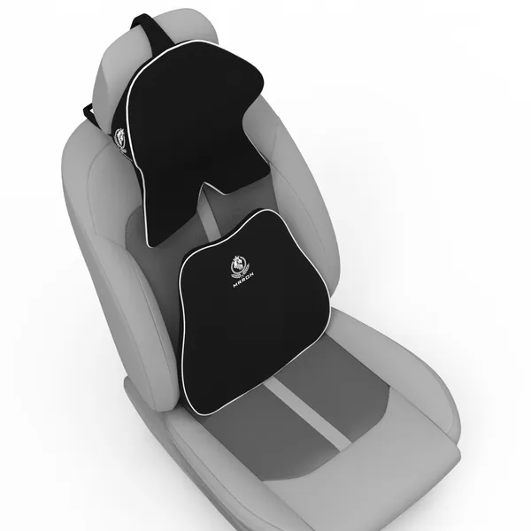 MRRON_Back_Support_Neck_Rest_for_Chair_&_Car_Seat,_Orthopaedic_Lumbar_Support_Memory_Foam_Backrest_Cushion_Designed_for_Back_Pain_Relief_Pillow_for_Comfortable_Sitting