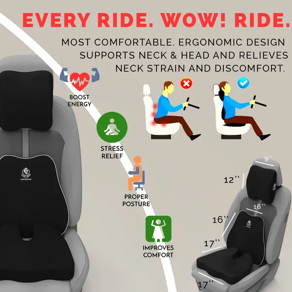 MRRON_Neckpro_Neckrest_Slim_Back_Support_or_Coccyx_Orthopaedic_Cushion_for_Long_Sitting_Universal_fit_with_Ergonomic_Design_Made_by_High_Density_Memory_Foam_Used_for_Car_or_Office_Chairs.