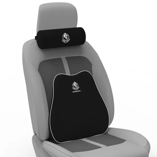 MRRON_Back_Support_Neck_Rest_for_Chair_&_Car_Seat,_Orthopaedic_Lumbar_Support_Memory_Foam_Backrest_Cushion_Designed_for_Back_Pain_Relief_Pillow_for_Comfortable_Sitting