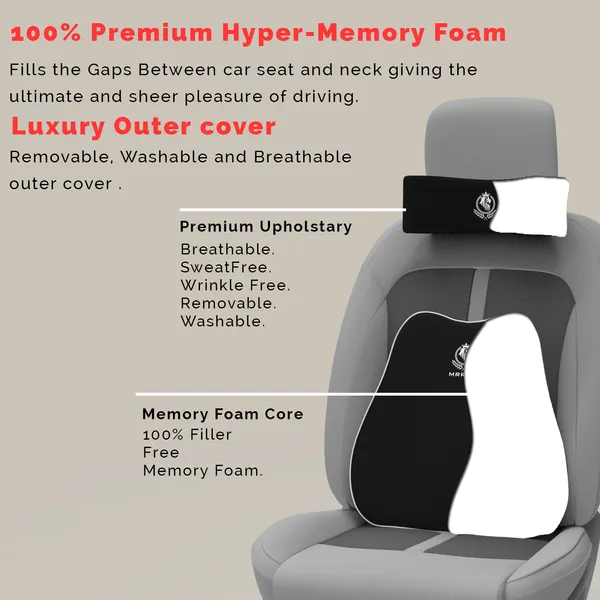 MRRON_Back_Support_Neck_Rest_for_Chair_&_Car_Seat,_Orthopaedic_Lumbar_Support_Memory_Foam_Backrest_Cushion_Designed_for_Back_Pain_Relief_Pillow_for_Comfortable_Sitting