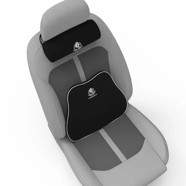 MRRON_Back_Support_Neck_Rest_for_Chair_&_Car_Seat,_Orthopaedic_Lumbar_Support_Memory_Foam_Backrest_Cushion_Designed_for_Back_Pain_Relief_Pillow_for_Comfortable_Sitting