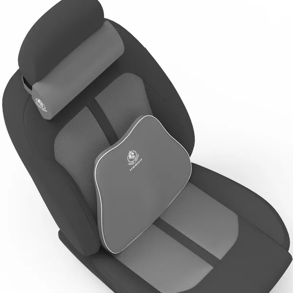 MRRON_Back_Support_Neck_Rest_for_Chair_&_Car_Seat,_Orthopaedic_Lumbar_Support_Memory_Foam_Backrest_Cushion_Designed_for_Back_Pain_Relief_Pillow_for_Comfortable_Sitting