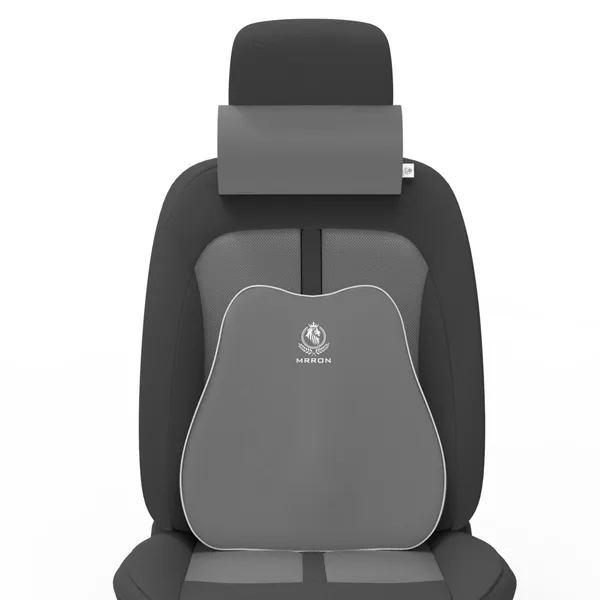 MRRON_Back_Support_Neck_Rest_for_Chair_&_Car_Seat,_Orthopaedic_Lumbar_Support_Memory_Foam_Backrest_Cushion_Designed_for_Back_Pain_Relief_Pillow_for_Comfortable_Sitting