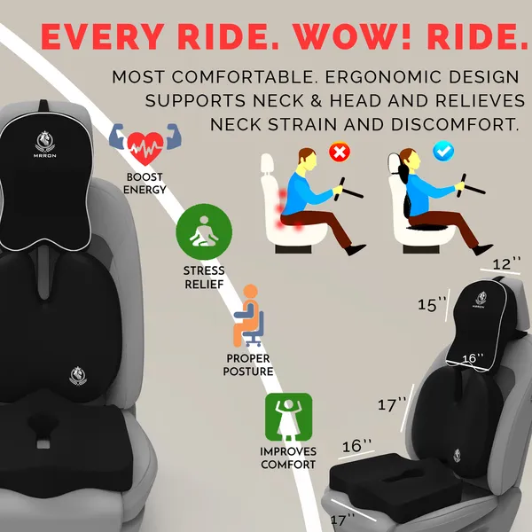 Neckrest_Back_Support_Or_Coccyx_Orthopaedic_Cushion_For_Long_Sitting_Universal_Fit_With_Ergonomic_Design_Made_By_High_Density_Memory_Foam_Used_For_Car_Or_Office_Chairs.