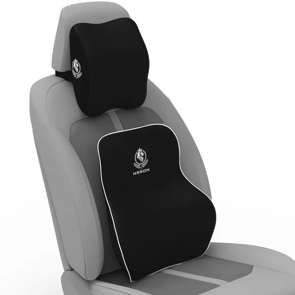 MRRON_Neckpro_Exemhlar_Spine_Back_Support_Neck_Rest_for_Chair_&_Car_Seat,_Orthopaedic_Lumbar_Support_Memory_Foam_Backrest_Cushion_Designed_for_Back_Pain_Relief_Pillow_for_Comfortable_Sitting