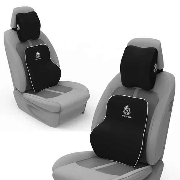 MRRON_Neckpro_Exemhlar_Spine_Back_Support_Neck_Rest_for_Chair_&_Car_Seat,_Orthopaedic_Lumbar_Support_Memory_Foam_Backrest_Cushion_Designed_for_Back_Pain_Relief_Pillow_for_Comfortable_Sitting