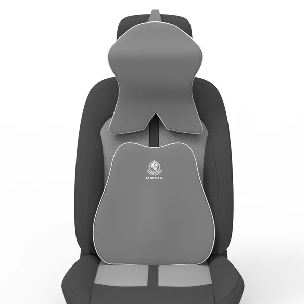 MRRON_Back_Support_Neck_Rest_for_Chair_&_Car_Seat,_Orthopaedic_Lumbar_Support_Memory_Foam_Backrest_Cushion_Designed_for_Back_Pain_Relief_Pillow_for_Comfortable_Sitting