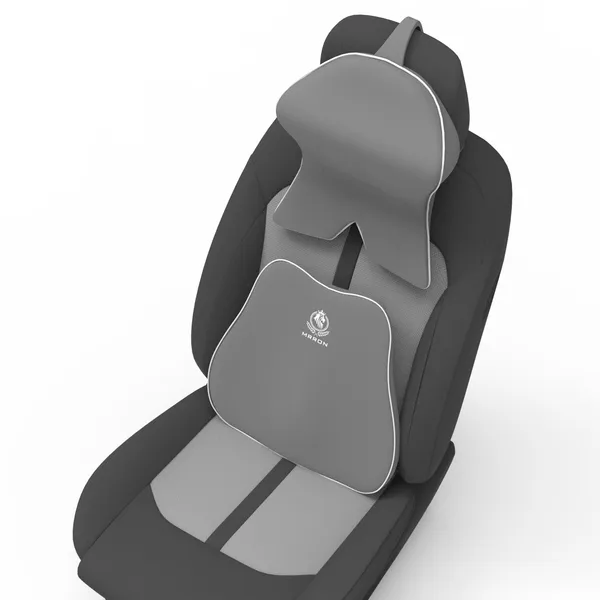 MRRON_Back_Support_Neck_Rest_for_Chair_&_Car_Seat,_Orthopaedic_Lumbar_Support_Memory_Foam_Backrest_Cushion_Designed_for_Back_Pain_Relief_Pillow_for_Comfortable_Sitting