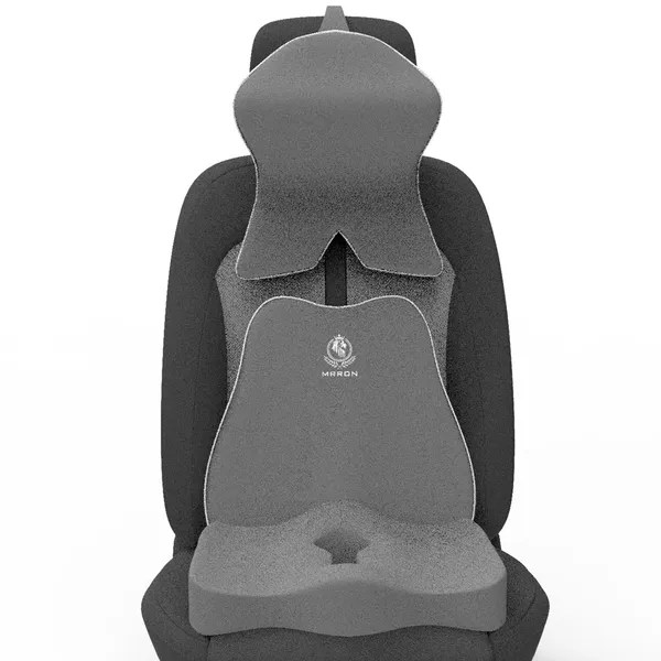 MRRON_Back_Support_Neck_Rest_for_Chair_&_Car_Seat,_Orthopaedic_Lumbar_Support_Memory_Foam_Backrest_Cushion_Designed_for_Back_Pain_Relief_Pillow_for_Comfortable_Sitting