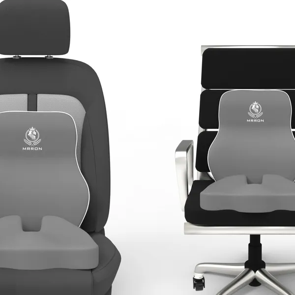 MRRON_Car_Seat_Cushion_�_2-Piece_Set_with_Back_Support_&_Coccyx_Cushion_�_Orthopedic_Support_for_Back,_Tailbone,_Sciatica_Pain_�_Ergonomic_Comfort_for_Car,_Office,_or_Home_Chair
