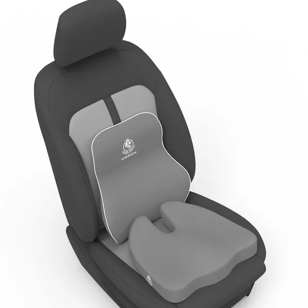 MRRON_Car_Seat_Cushion_�_2-Piece_Set_with_Back_Support_&_Coccyx_Cushion_�_Orthopedic_Support_for_Back,_Tailbone,_Sciatica_Pain_�_Ergonomic_Comfort_for_Car,_Office,_or_Home_Chair