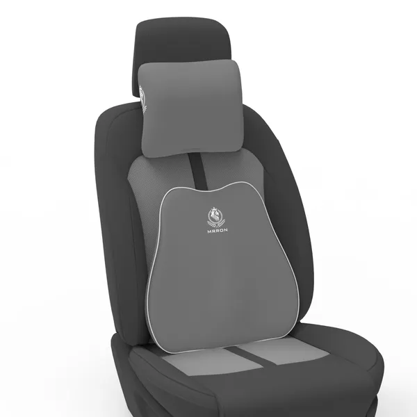 MRRON_Back_Support_Neck_Rest_for_Chair_&_Car_Seat,_Orthopaedic_Lumbar_Support_Memory_Foam_Backrest_Cushion_Designed_for_Back_Pain_Relief_Pillow_for_Comfortable_Sitting