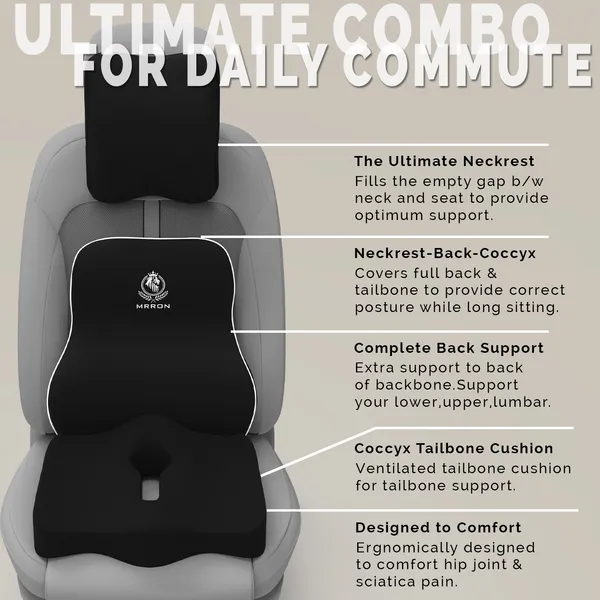MRRON_Neckpro_Neckrest_Exemphlar_Back_Support_or_Coccyx_Orthopaedic_Cushion_for_Long_Sitting_Universal_fit_with_Ergonomic_Design_Made_by_High_Density_Memory_Foam_Used_for_Car_or_Office_Chairs.
