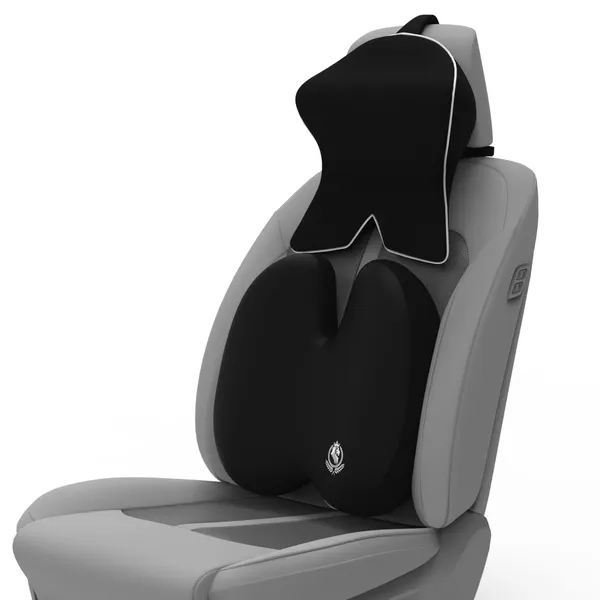 Neckrest_Back_Support_Or_Coccyx_Orthopaedic_Cushion_For_Long_Sitting_Universal_Fit_With_Ergonomic_Design_Made_By_High_Density_Memory_Foam_Used_For_Car_Or_Office_Chairs.