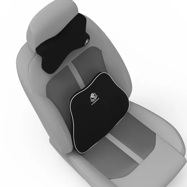 MRRON_Back_Support_Neck_Rest_for_Chair_&_Car_Seat,_Orthopaedic_Lumbar_Support_Memory_Foam_Backrest_Cushion_Designed_for_Back_Pain_Relief_Pillow_for_Comfortable_Sitting