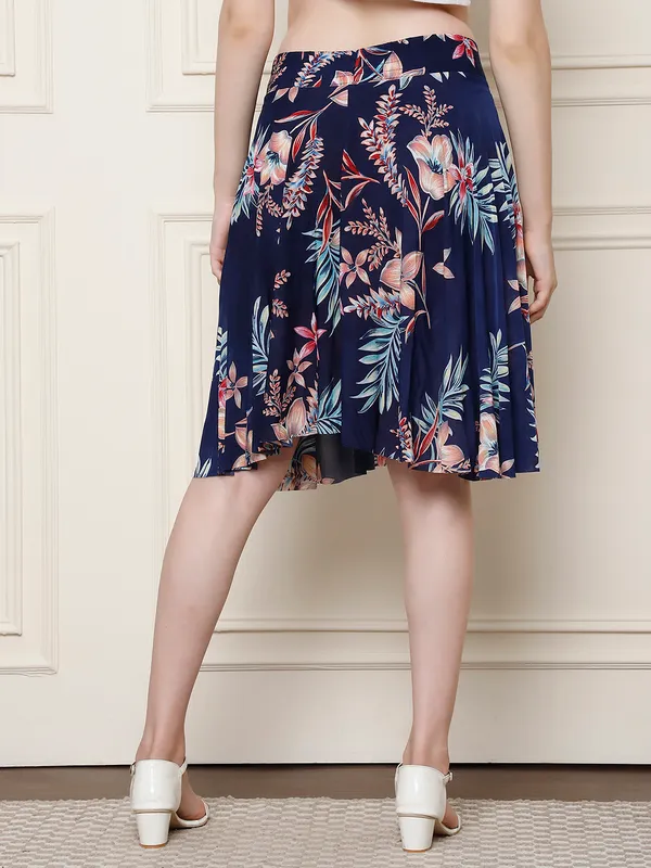 Multi_Color_Polyester_Lycra_Skirt_For_Women