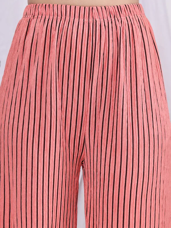 Peach_Popcorn_Top_For_Women