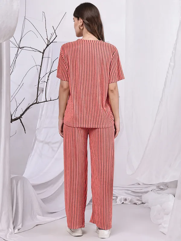 Peach_Popcorn_Top_For_Women