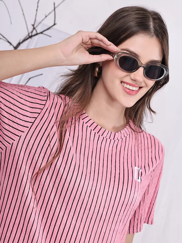 Light_Pink_Popcorn_Top_For_Women