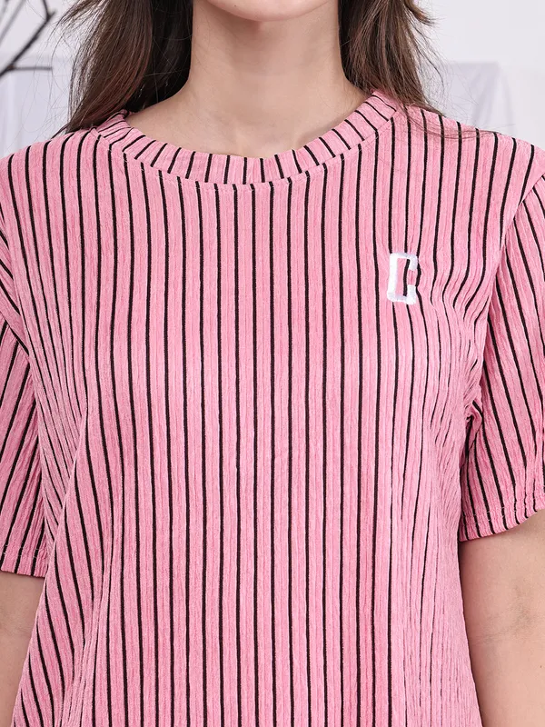 Light_Pink_Popcorn_Top_For_Women