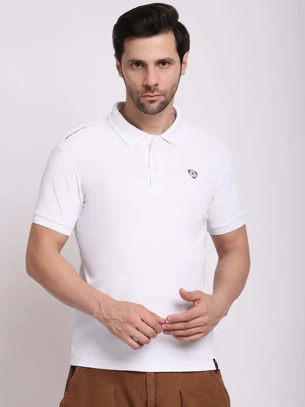 White_Polycotton_T-Shirt_For_Men