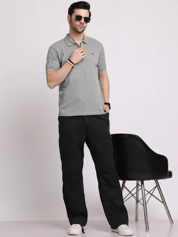 Grey_Cotton_T-Shirt_For_Men