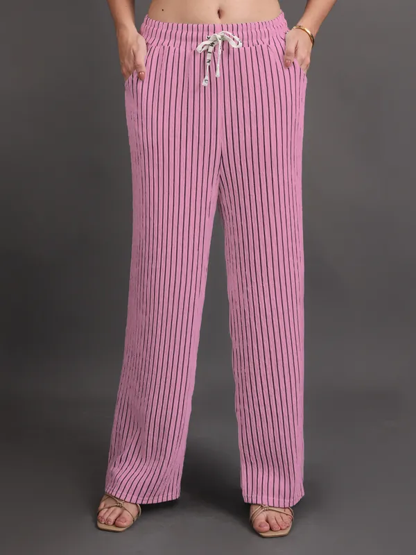 Pink_Popcorn_Crepe_Style_Texture_Palazzo_For_Women