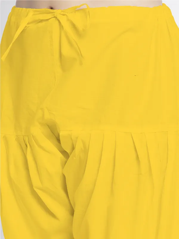 Yellow_Cotton_Salwar_For_Women