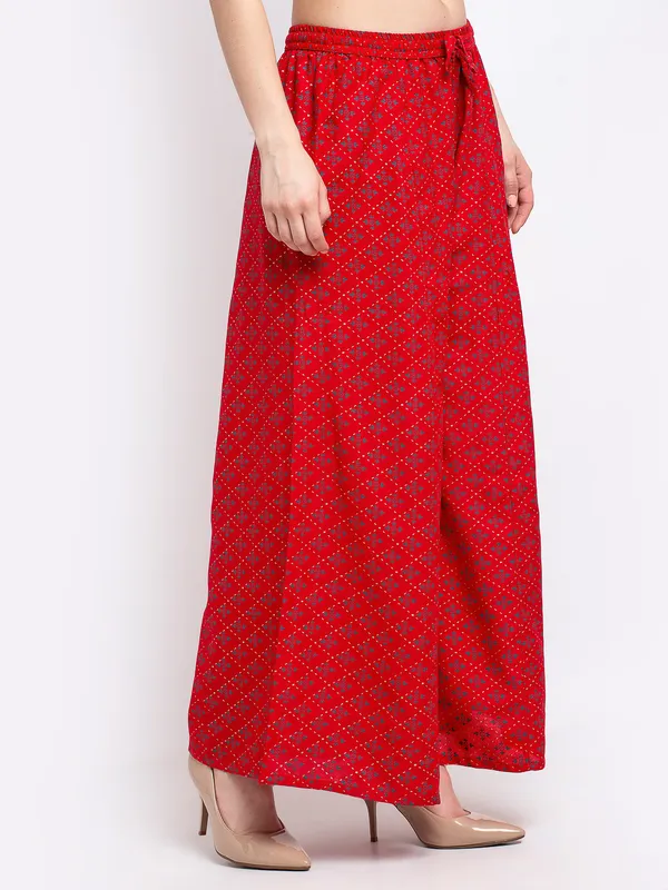 Red_Rayon_Palazzo_For_Women