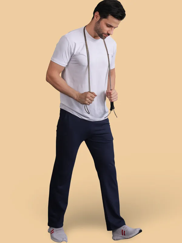 White::Pink_Polyester_T-Shirt_For_Men