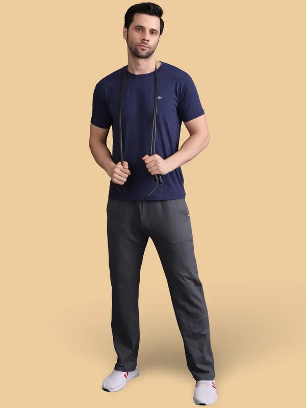 Navy_Blue::Pink_Polyester_T-Shirt_For_Men