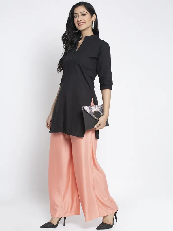 Peach_Rayon_Palazzo_For_Women